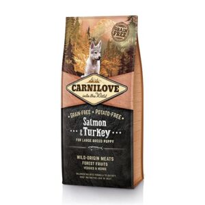 Carnilove Salmon & Turkey puppies LB - 12 kg