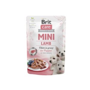 Brit Care Mini Puppy Lamb fillets in gravy 24 x 85 g