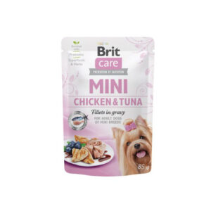 Brit Care Mini Chicken&Tuna fillets in gravy 24 x 85 g