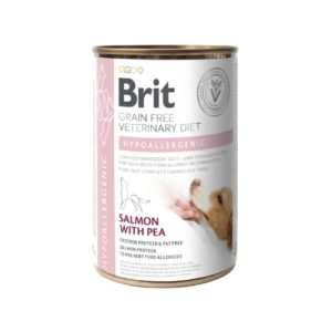 BRIT VD Dog Can - Hypoallergenic Monoprotein Salmon 6 x 400 g