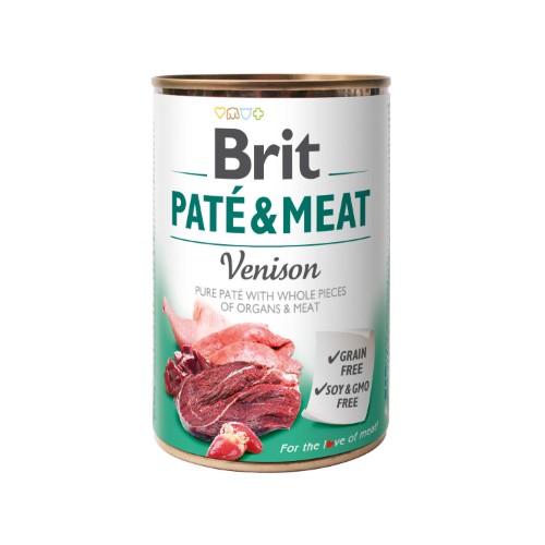 Brit Paté & Meat Venison 6 X 400 g