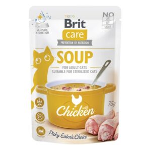 Brit Care Cat Soup - Chicken 15 x 75g