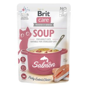 Brit Care Cat Soup - Salmon 15x 75g