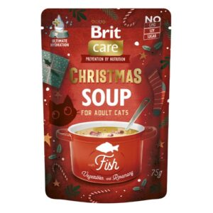 Brit Care Cat Soup - Christmas fish 15x 75g