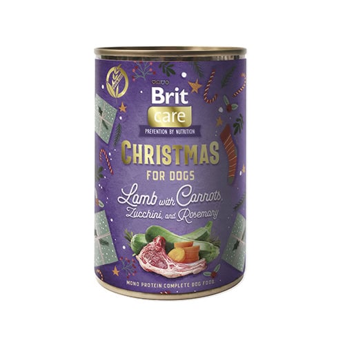 Brit care dog Christmas can Lamb 6x400g