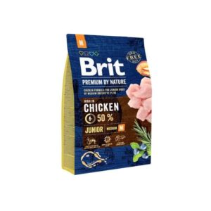 Brit Premium by nature Junior M - 3 kg