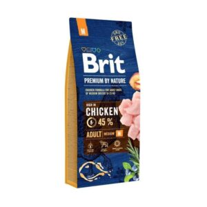 Brit Premium by nature Adult M - 15 kg