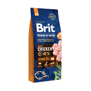 Brit Premium by nature Senior S+M - 8 kg