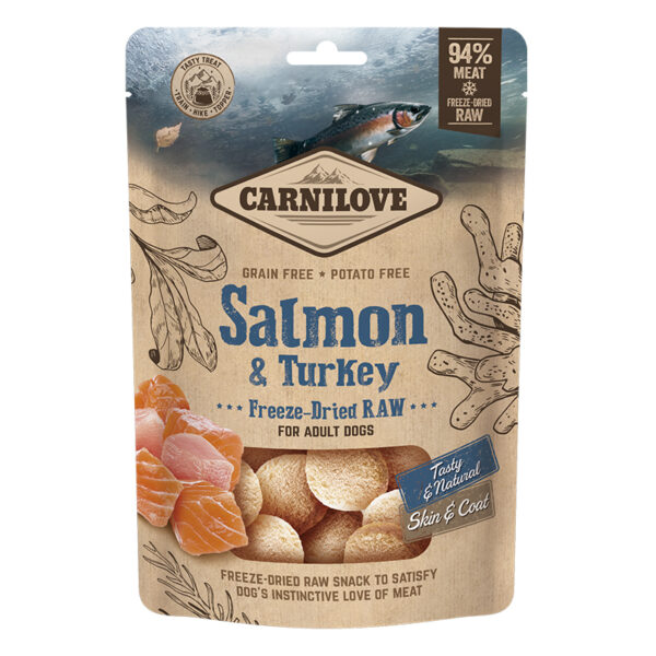 Carnilove Freeze-Dried Raw Snacks Salmon/Turkey 1 pcs