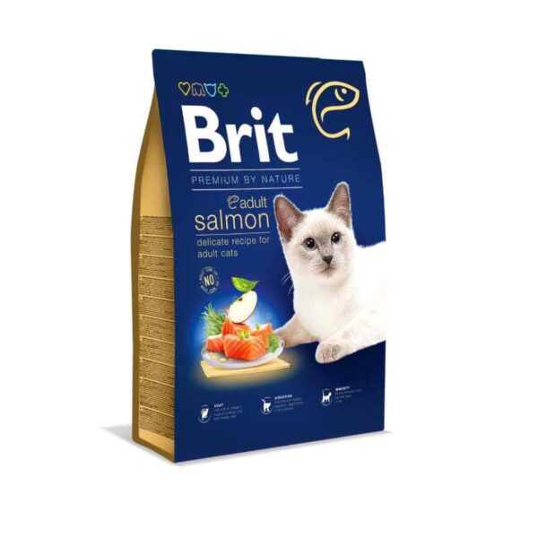 Brit Premium by Nature Cat - Adult Salmon 8 kg