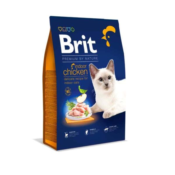 Brit Premium by Nature Cat - Indoor Chicken 8 kg