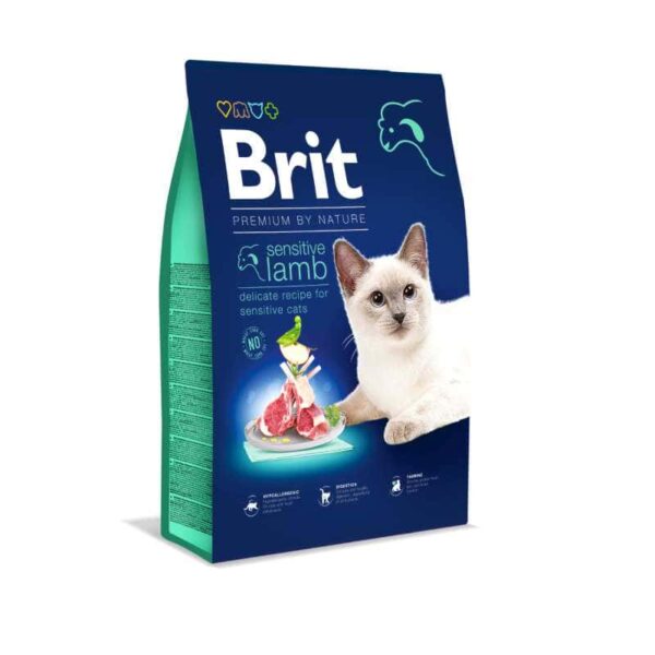 Brit Premium by Nature Cat - Sensitive Lamb 8 kg