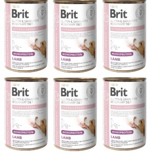 Brit Veterinary Diet Dog Can - Hypoallergenic Monoprotein Lamb 6x400 g