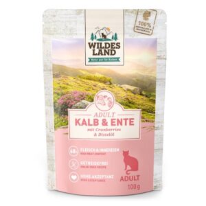 WL Cat Pouch - CLASSIC - Calf and Duck with Cranberries 12 x 100 g