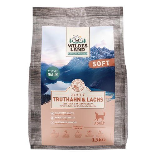 WL Dog - SOFT - Turkey and Salmon with Rice - 1,5 kg