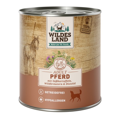 WL Dog Can - CLASSIC - Horse with Sweet Potatos 6 x 800 g