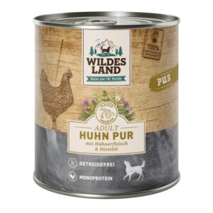WL Dog Can - PURE - Chicken with Safflower Oil 6 x 800 g