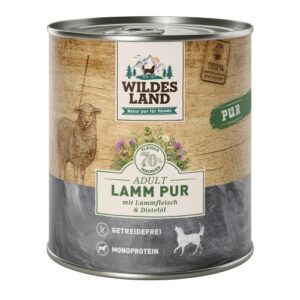 WL Dog Can - PURE - Lamb with Safflower Oil - 6 x 800 g