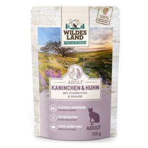 WL Cat Pouch - CLASSIC - Rabbit and Chicken with Cranberries 12 x 100 g