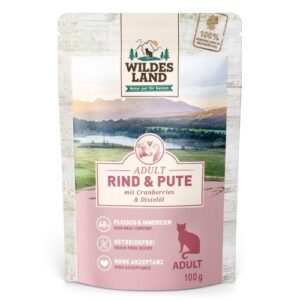 WL Cat Pouch - CLASSIC - Beef and Turkey with Cranberries 12 x 100 g