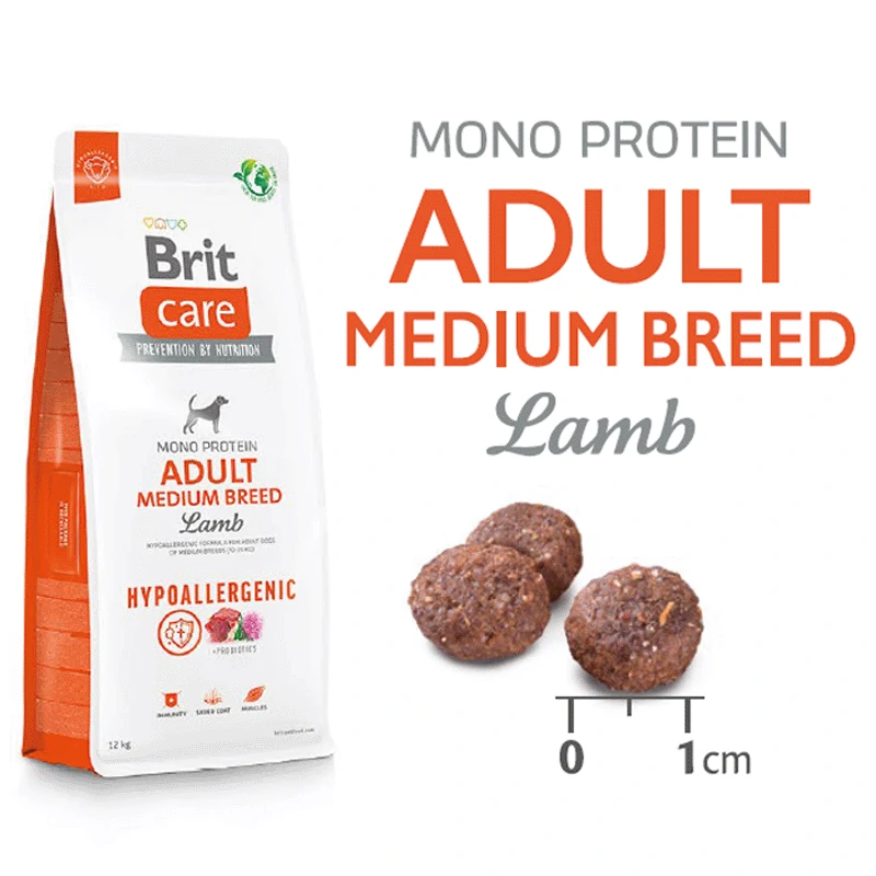 Brit Care - Dog - Hypoallergenic Adult Medium Breed 2x12kg voordeelbundel (€51,00 per stuk) - Afbeelding 2