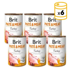 Brit Paté & Meat Turkey 6 X 400 g