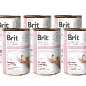 BRIT Veterinary Diet Dog Can - Hypoallergenic Monoprotein Salmon 6x400 g
