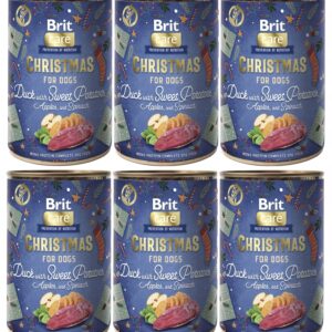 Brit care dog Christmas can Lamb 6x400g