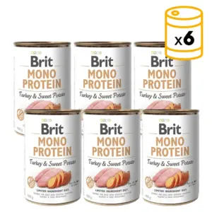 Brit Mono Protein Turkey & Sweet Potato 6 x 400 g