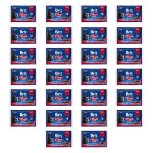 Brit Premium Cat Pouch Meat Plate 26x4x100g voordeelbundel