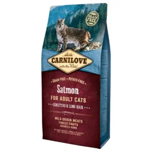 Carnilove Salmon Sensitive & Long hair - 6 kg