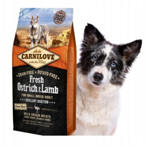 Carnilove Fresh Ostrich&Lamb for small dogs - 6 kg