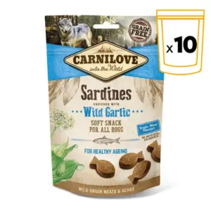 Carnilove Soft Snack Sardines with Wild Garlic 10x200g voordeelbundel