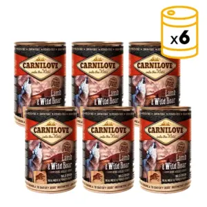 Carnilove Dog Cans Lamb & Wild Boar 6x 400 g