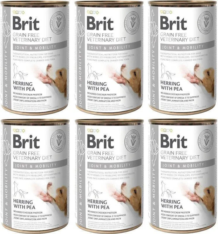 BRIT Veterinary Diet Dog Can - Mobility 6x400 g