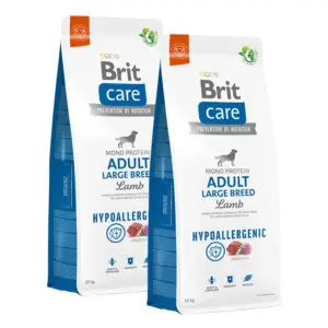 Brit Care Dog Hypoallergenic Adult Large Breed 2x12 kg voordeelbundel (€52,24 per stuk)
