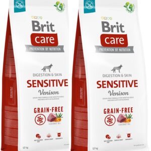 Brit Care - Dog - Grain-free Sensitive - 2x12 kg voordeelbundel (€60,79 per zak)