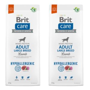 Brit Care Hypoallergenic Adult Large Breed 2x12 kg voordeelbundel