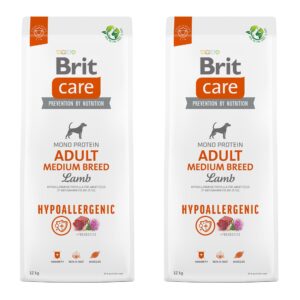 Brit Care Hypoallergenic Adult Medium Breed 2x12kg voordeelbundel