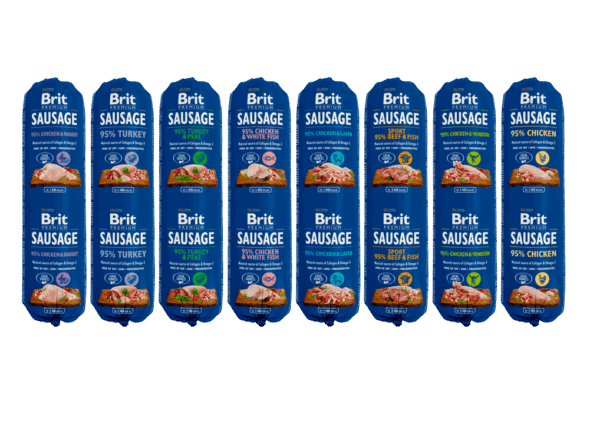 Brit premium worsten probeerpakket 8 smaken van 800 gram
