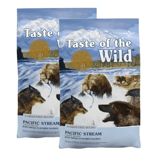 Taste of the Wild Pacific Stream 2x12,2 kg voordeelbundel (€63,64 per zak)