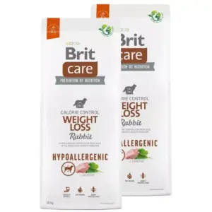 Brit Care - Dog - Hypoallergenic Weight Loss - 2x12 kg voordeelbundel (52€ per stuk)