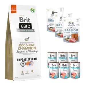 Compleet Maandpakket Brit care Champion12kg / tray natvoer/ 3 snacks