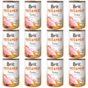 Brit Paté & Meat Turkey 12X400gram voordeelbundel