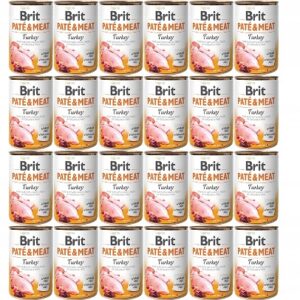Brit Paté & Meat Turkey 24X400gram voordeelbundel
