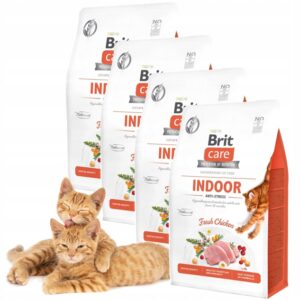 Brit Care Cat - Indoor Anti-stress 4x7kg voordeelbundel