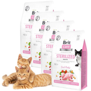 Brit Care Cat - Sterilized Sensitive 4x7 kg voordeelbundel