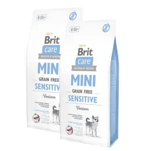 Brit Care Mini Grain Free Sensitive 2x7 kg voordeelbundel (42,50€ per zak)