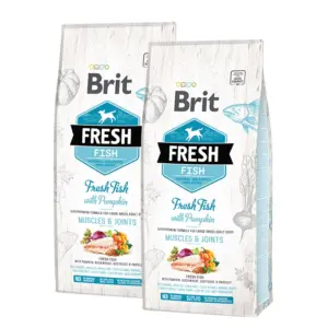 Brit Fresh Fish with Pumpkin Adult Large 2x12kg voordeelbundel