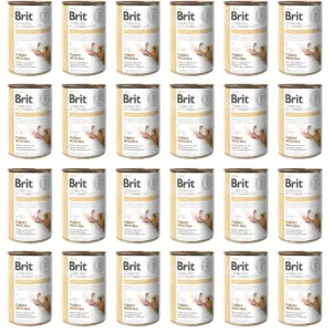 BRIT Veterinary Diet Dog Can - Hepatic 24x400 g voordeelbundel